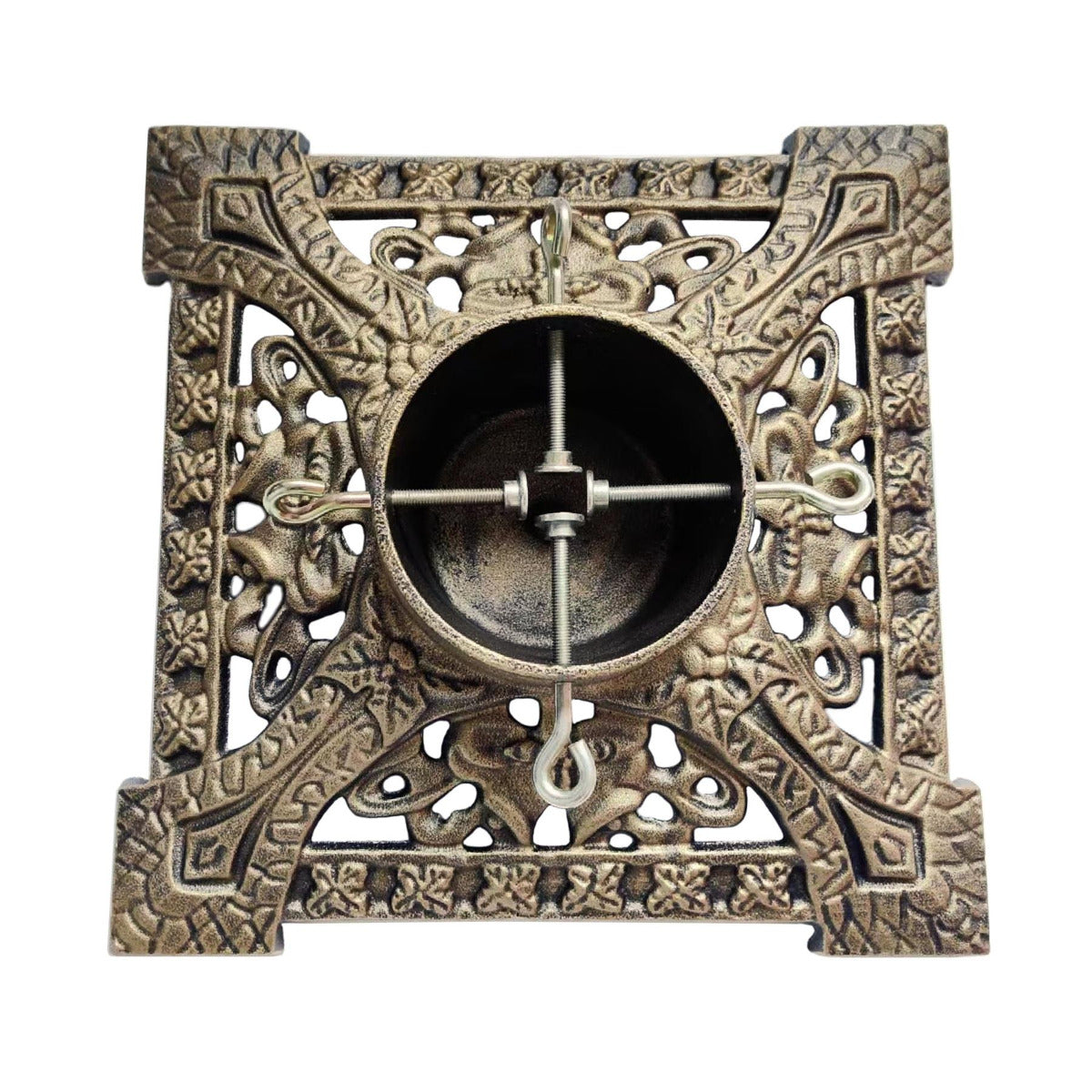Victorian Gold Cast Iron Tree Stand