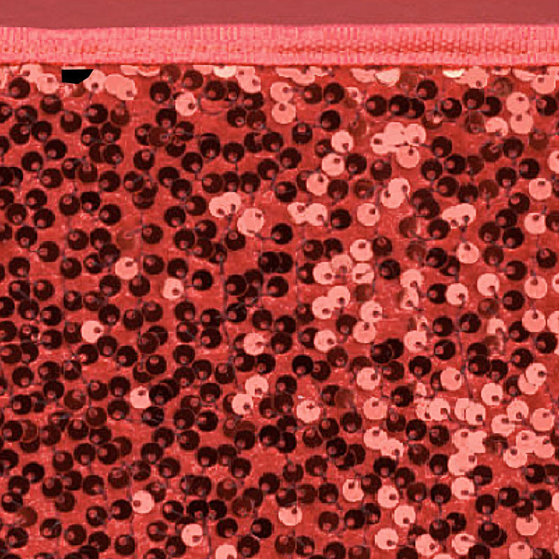 Red Sequin Christmas Tree Skirt Collar