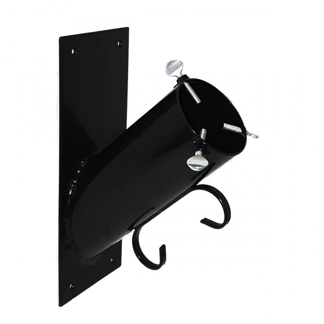 Wall Mounted Christmas Tree Stand & Bracket - 4" Black