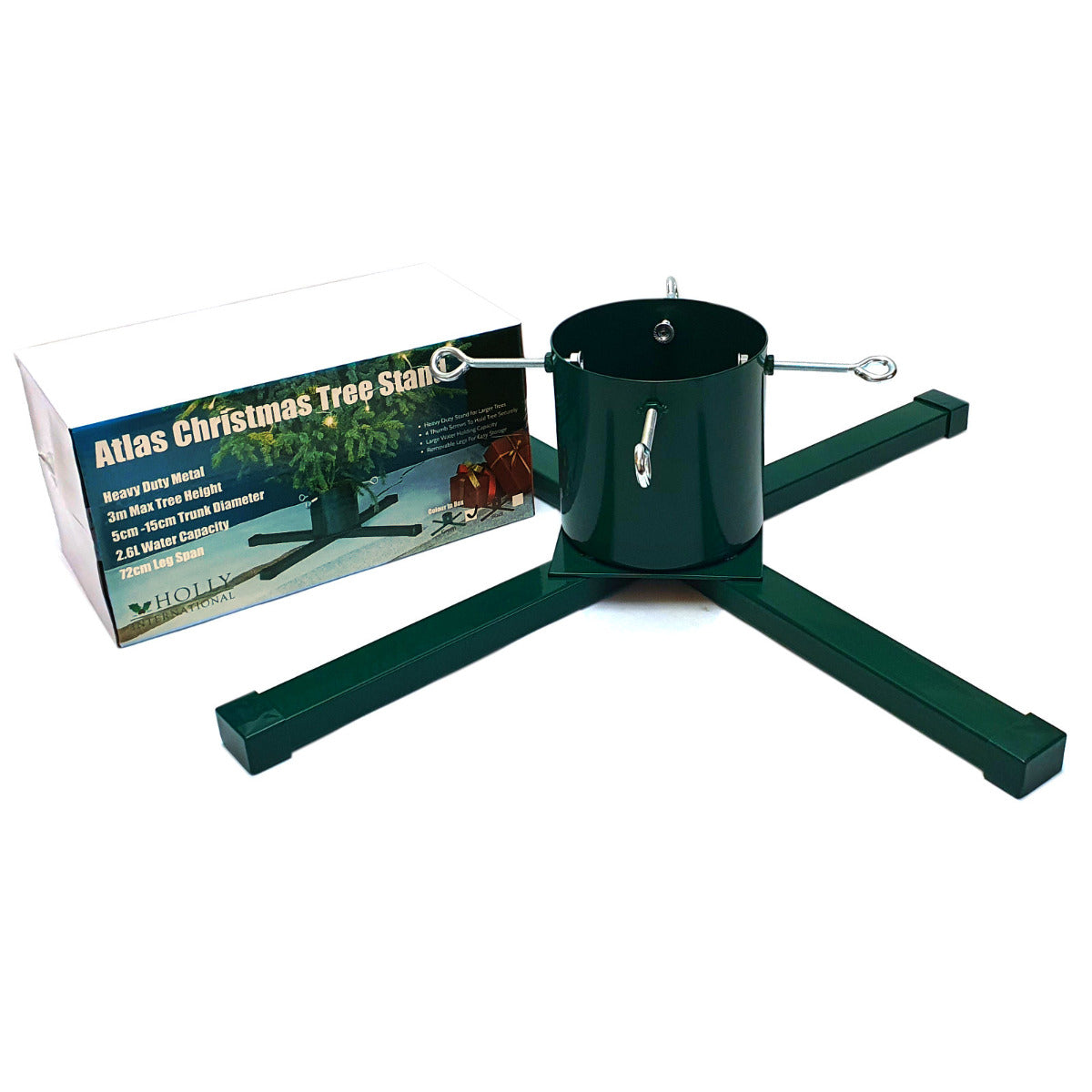 Atlas Heavy Duty Xmas Tree Stands - Green